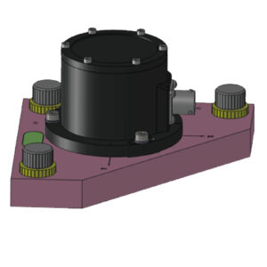 Adjustable base with bubble